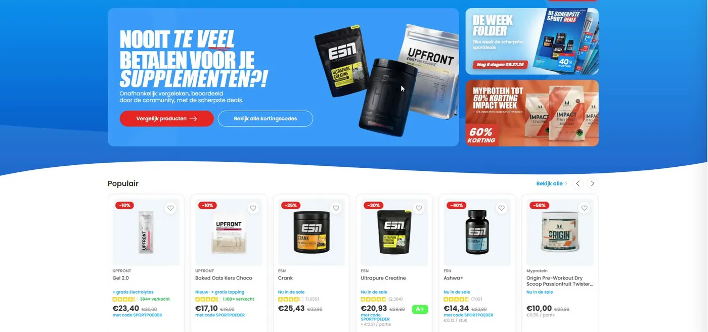 Sportpoeder homepage